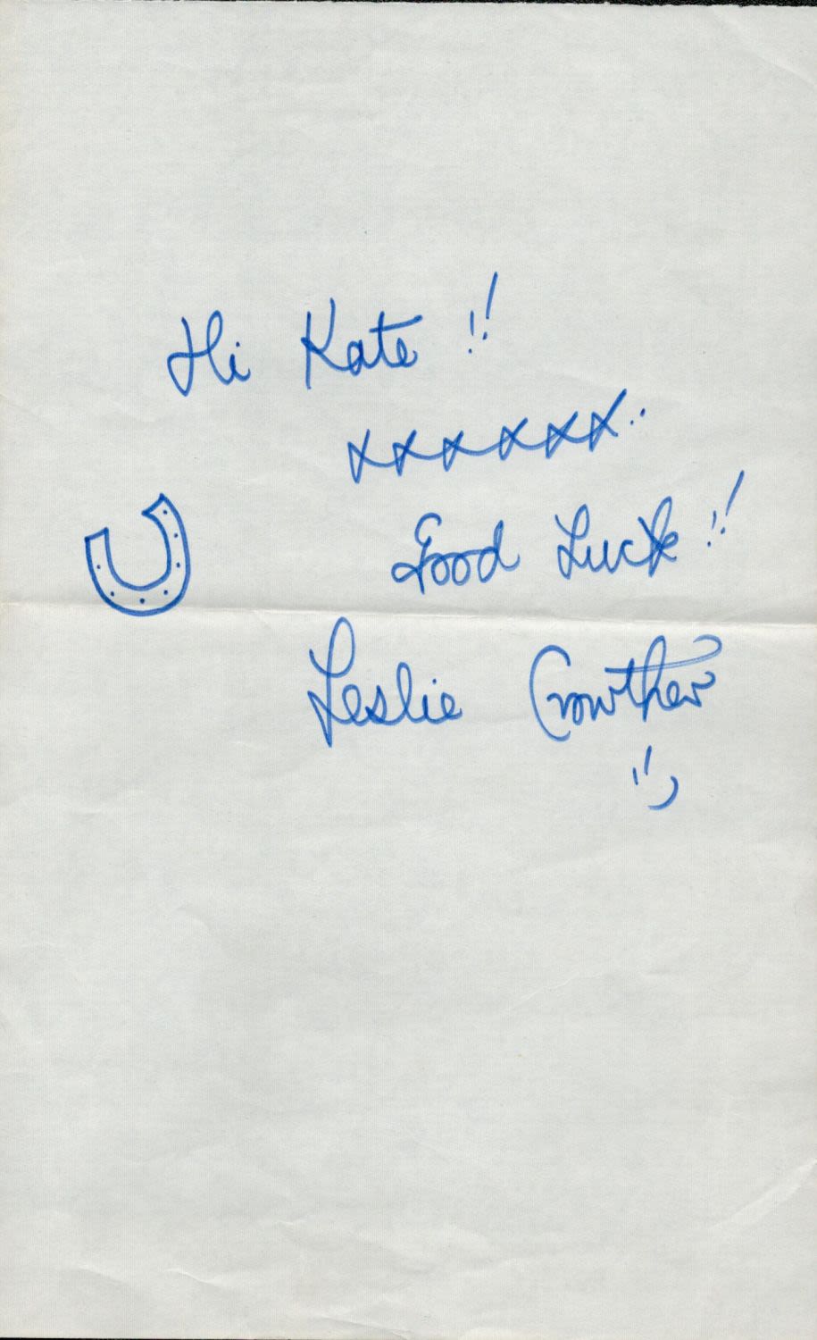 Lot 959: TV Film Leslie Crowther Signed 8 x 5...