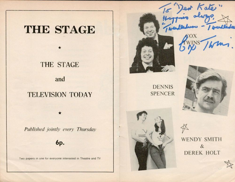 Lot 969: Theatre Harry Worth and Multi signed Pantomime Programme...