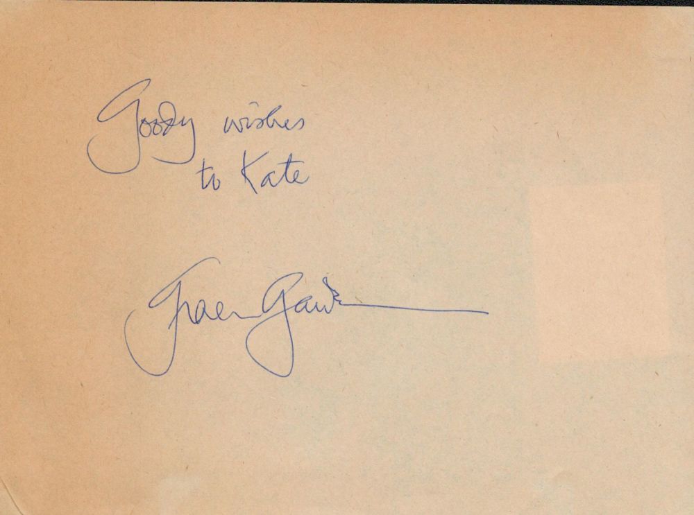 Lot 972: TV Film Graeme Garden signed 6 x 8...