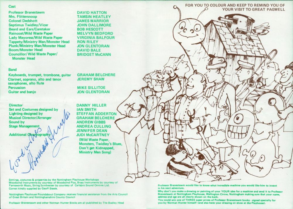 Lot 986: Sport Norman Hunter signed 'The Incredible Adventures' Programme....