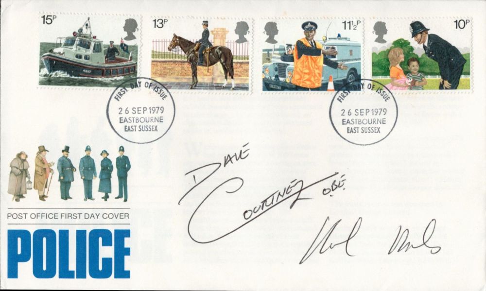 Lot 1009: Historic Dave Courtney and another signed Post Office...