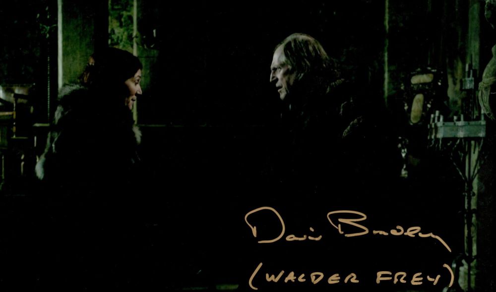 Lot 1021: TV Film David Bradley signed 12x8 colour photo...