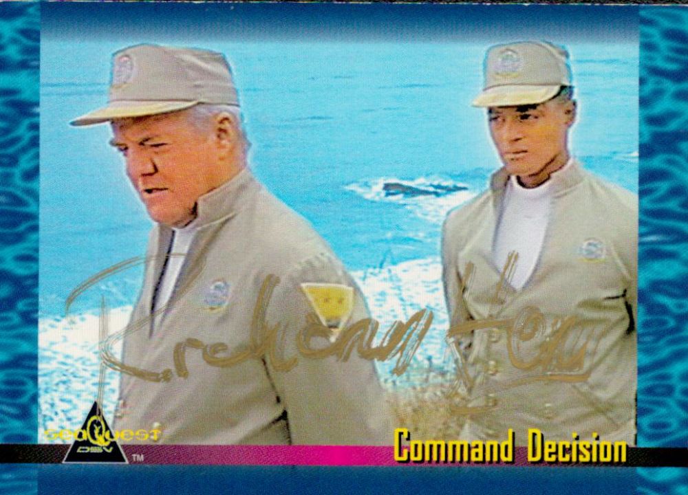 Lot 1028: TV Film Richard Herd signed trading card for...