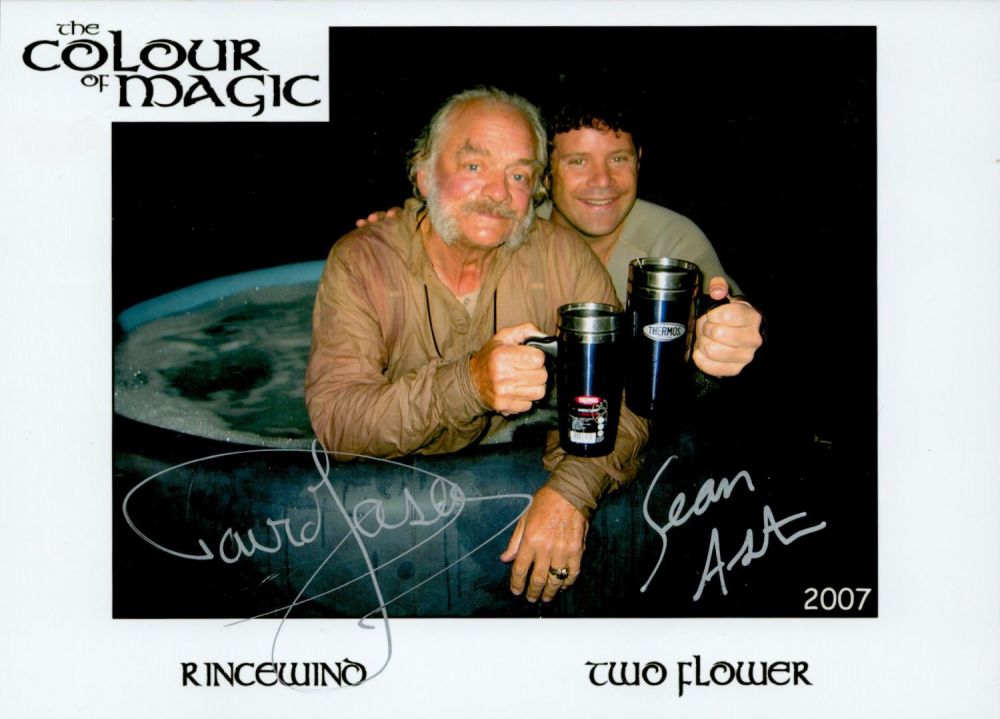 Lot 1029: TV Film David Jason and Sean Astin signed...