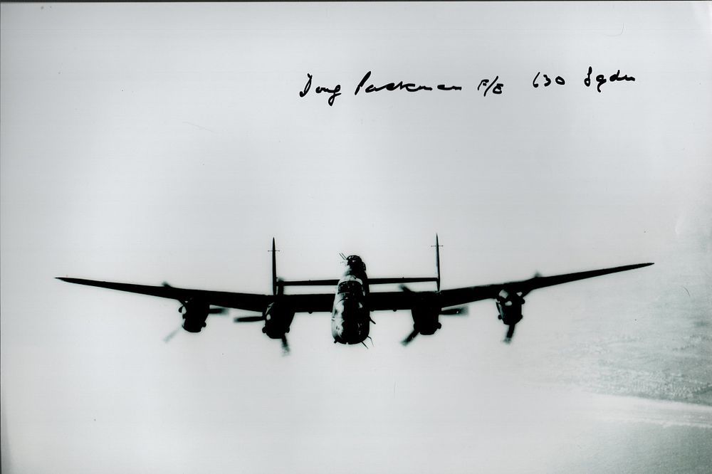Lot 151: WW2 RAF 630 Squadron Lancaster bomber veteran Doug...