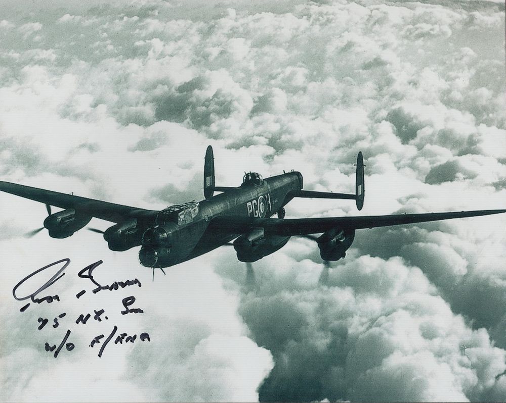 Lot 152: WW2 Bomber veteran Ron Brown 75 NZ sqn...