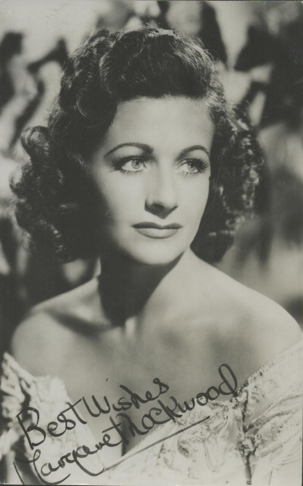 Lot 164: Margaret Lockwood, CBE signed vintage black and white...