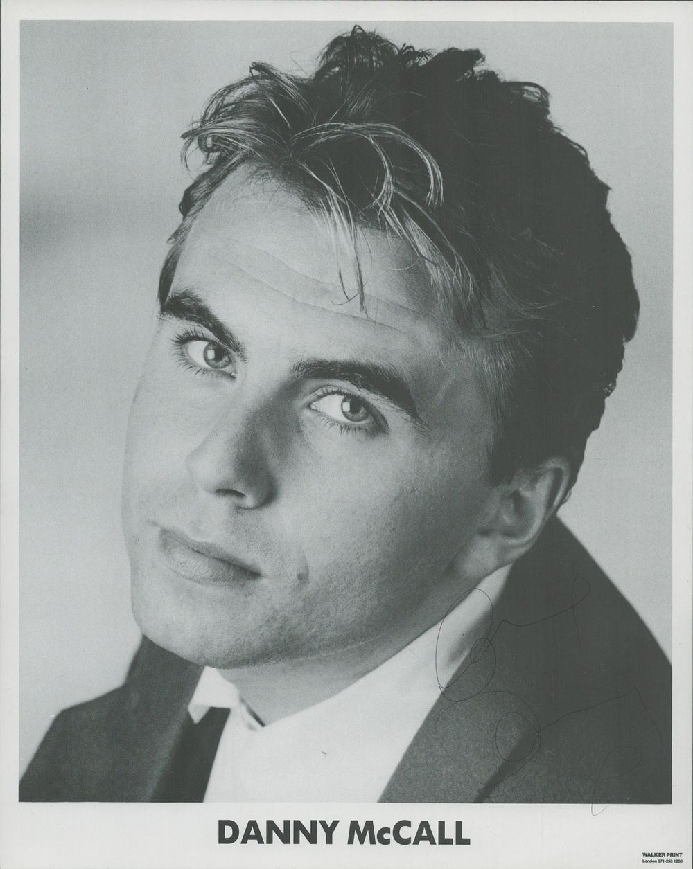 Lot 168: Danny McCall signed black and white photo 10X8...