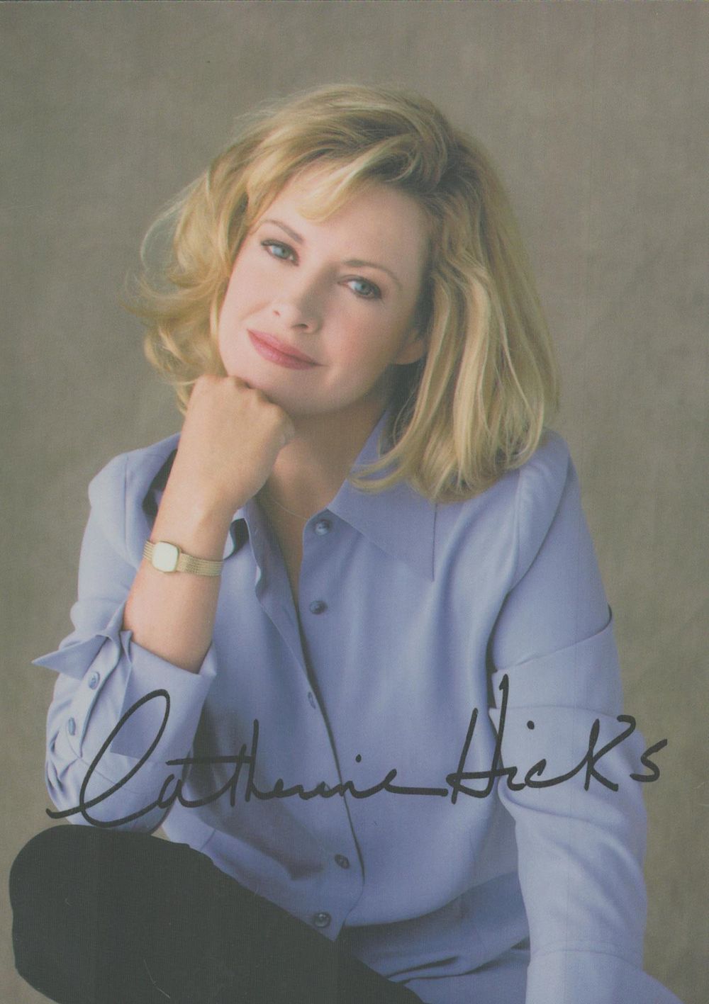 Lot 170: Catherine Hicks signed colour photo 6x4.25 Inch Is...