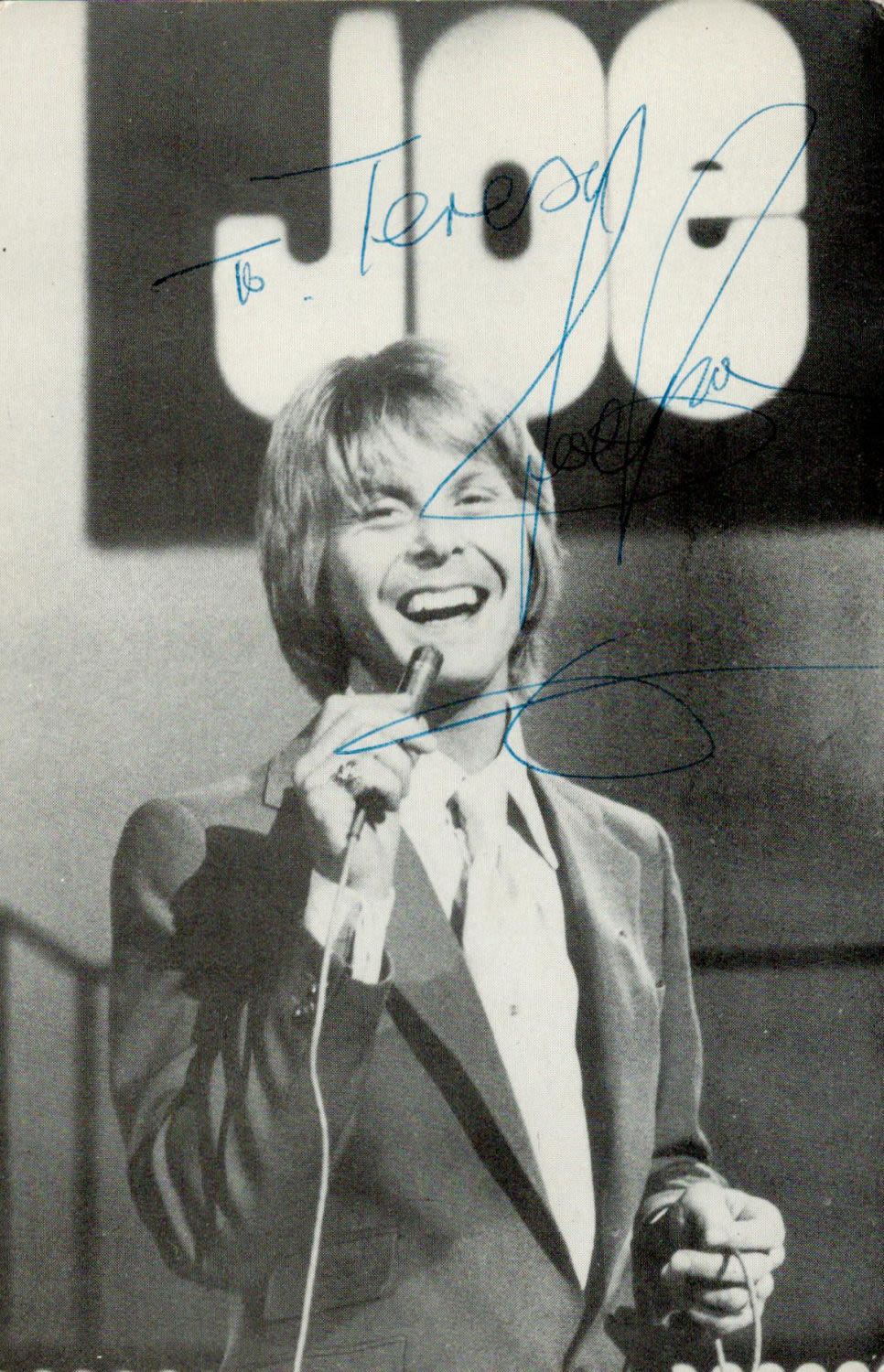 Lot 1041: Music Joe Brown signed 6x4 inch black and...