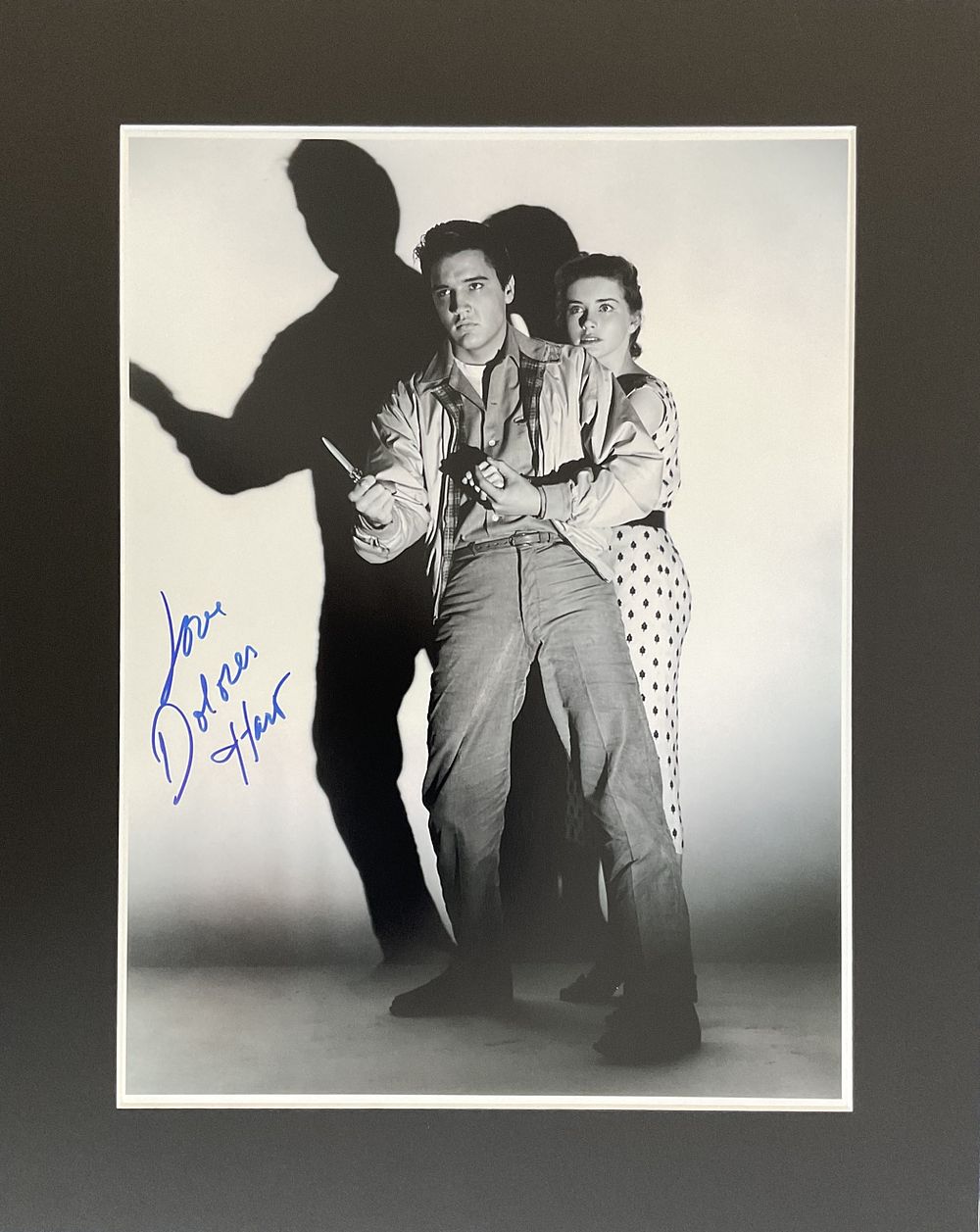 Lot 250: Dolores Hart signed black and white 16x20 inch...