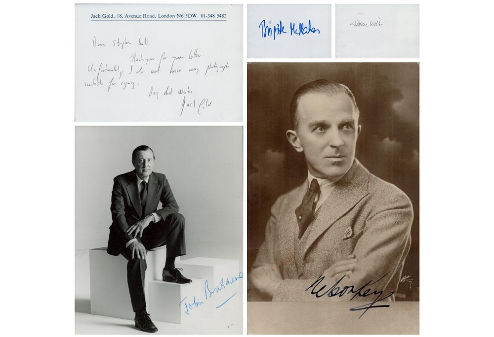 Lot 290: Entertainment collection of 5 signed album pages. Signatures...