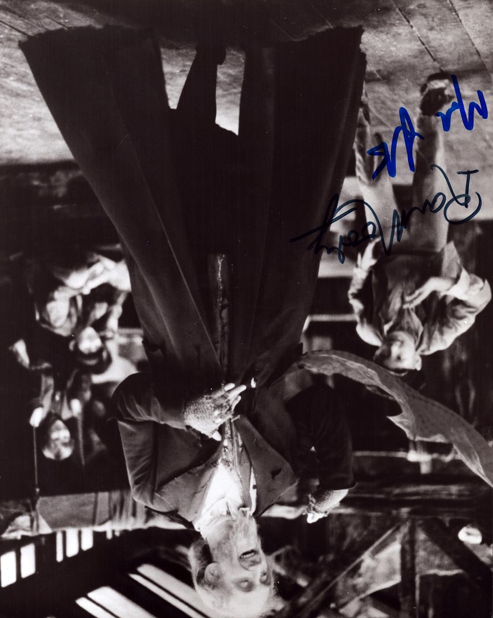 Lot 300: Multi signed Ron Moody, Mark Lester black and...