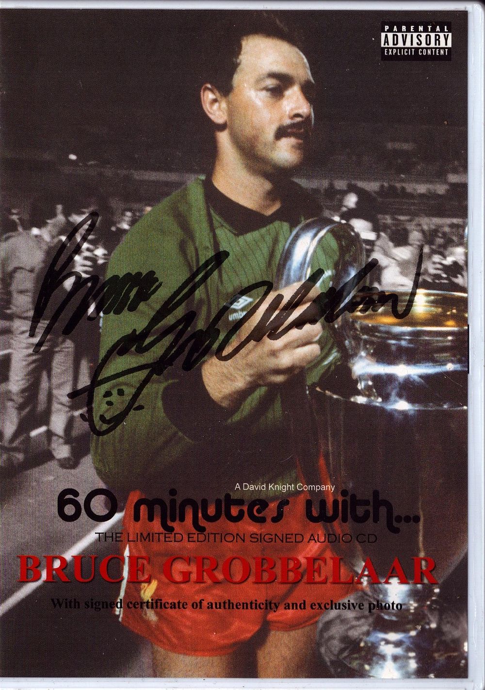 Lot 320: Bruce Grobbelaar Signed DVD Sleeve 60 Mins with...