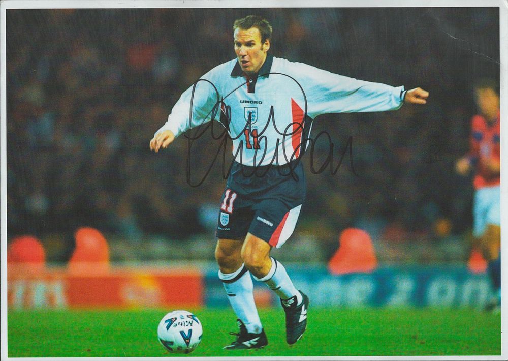 Lot 338: Paul Merson signed 10x8 inch colour photo pictured...