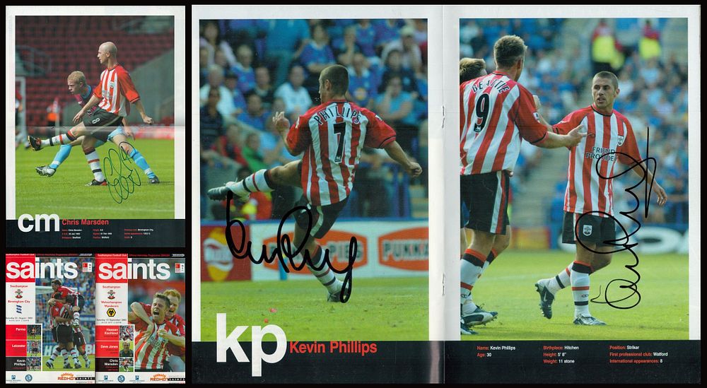 Lot 347: Football collection 2, Southampton vs Wolverhampton Wanderers 2003/4...
