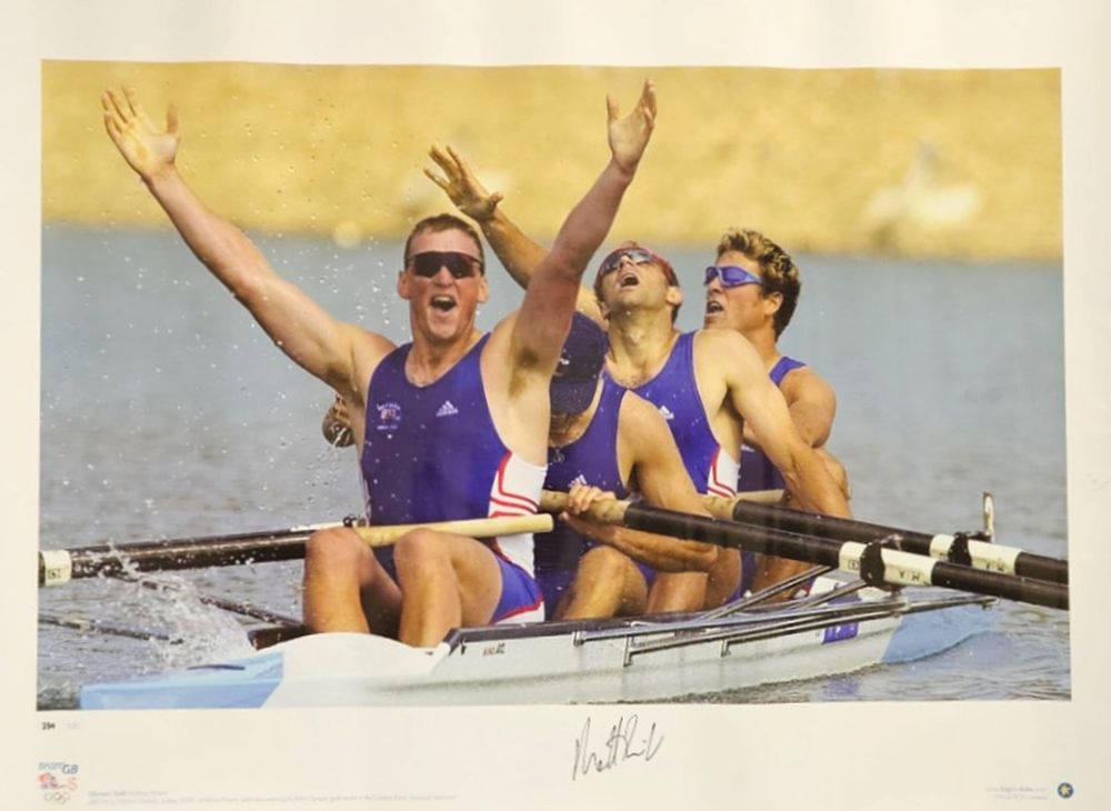 Lot 354: Olympics Rowing Matthew Pinsent Signed Big Blue Tube...