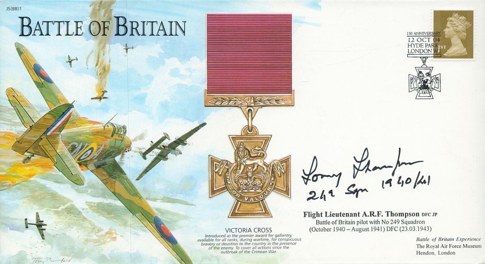 Lot 363: WW2 Battle of Britain fighter ace Ft Lt...