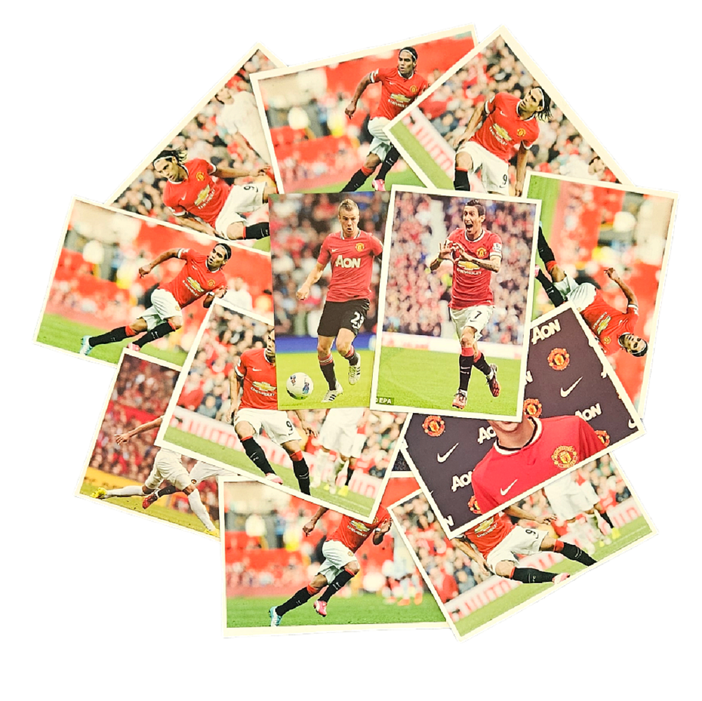 Lot 371: Football. Approx. 12 x Collection of unsigned Manchester...