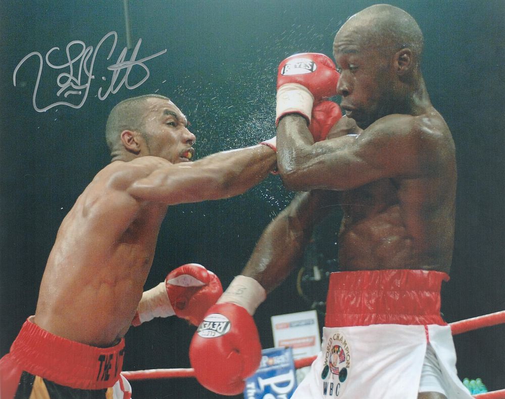 Lot 374: Boxing Junior Witter signed 10x8 inch colour photo....