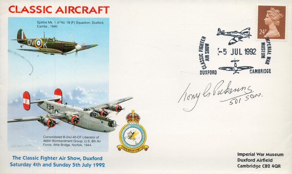 Lot 381: Tony Pickering 501 sqn WW2 RAF Battle of...