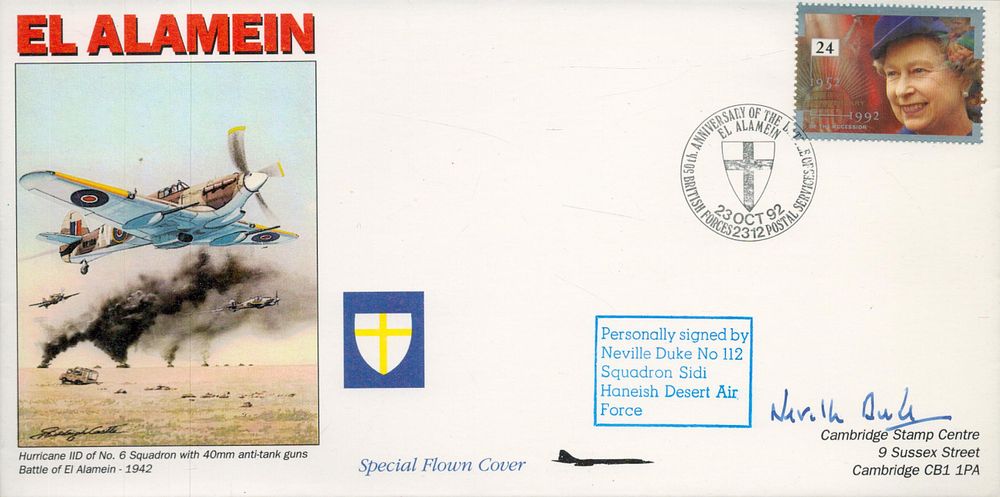 Lot 385: Sqn Ldr Neville Duke DSO DFC AFC 92,...