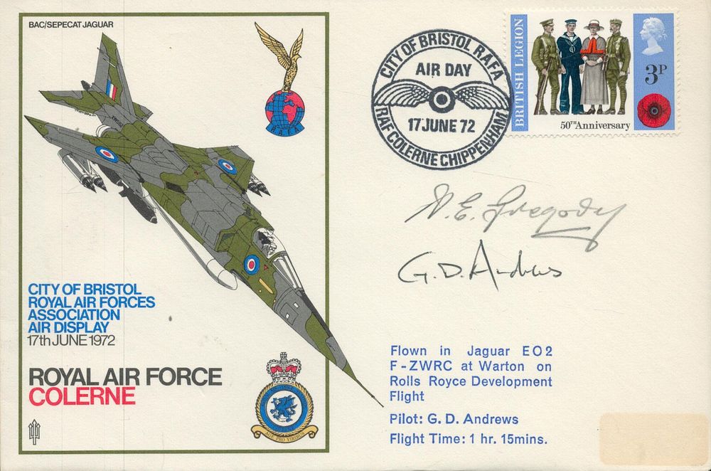 Lot 389: Flt Lt A E Gregory DFC 219 sqn...