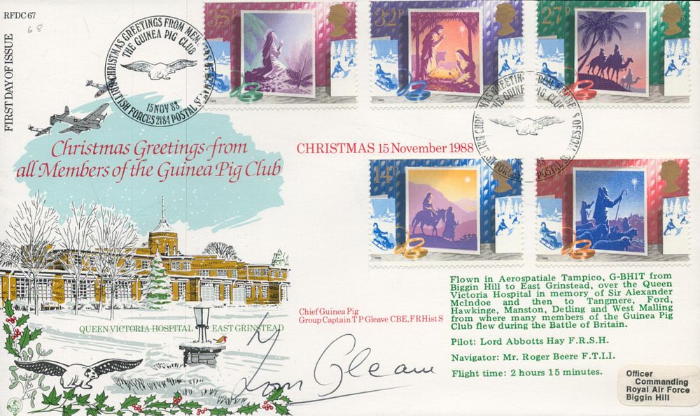 Lot 390: Grp Capt Tom Gleave WW2 RAF Battle of...