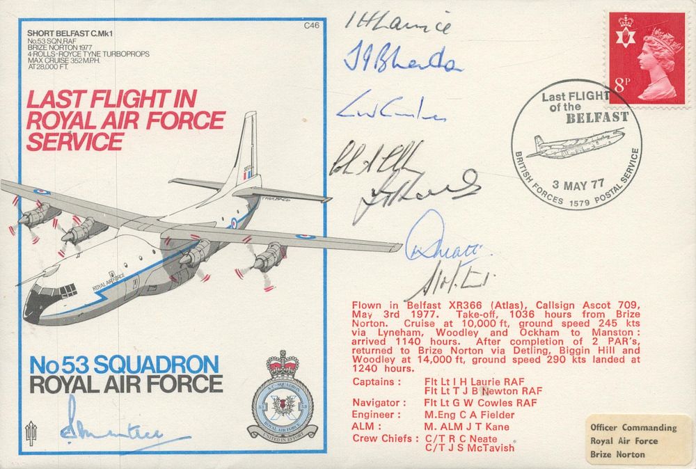 Lot 401: AVM Eric Plumtree DFC 53 sqn WW2 RAF...