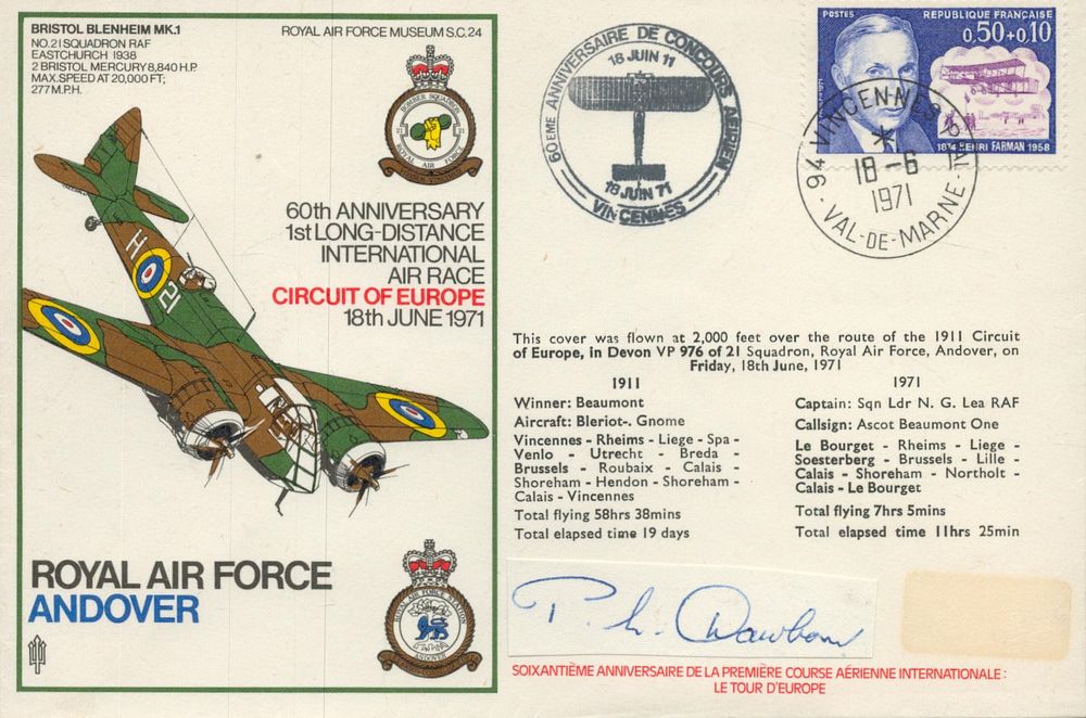 Lot 440: Peter Dawbarn WW2 RAF Battle of Britain fighter...