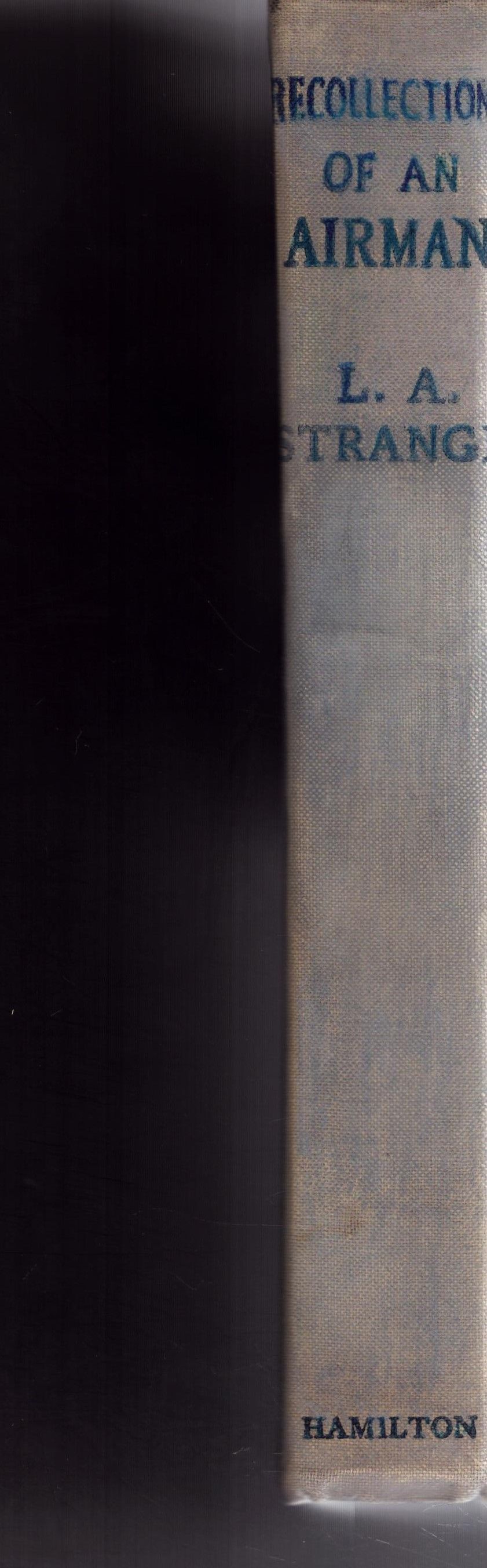 Lot 465: Recollections of an Airman Hardback Book by Lt...
