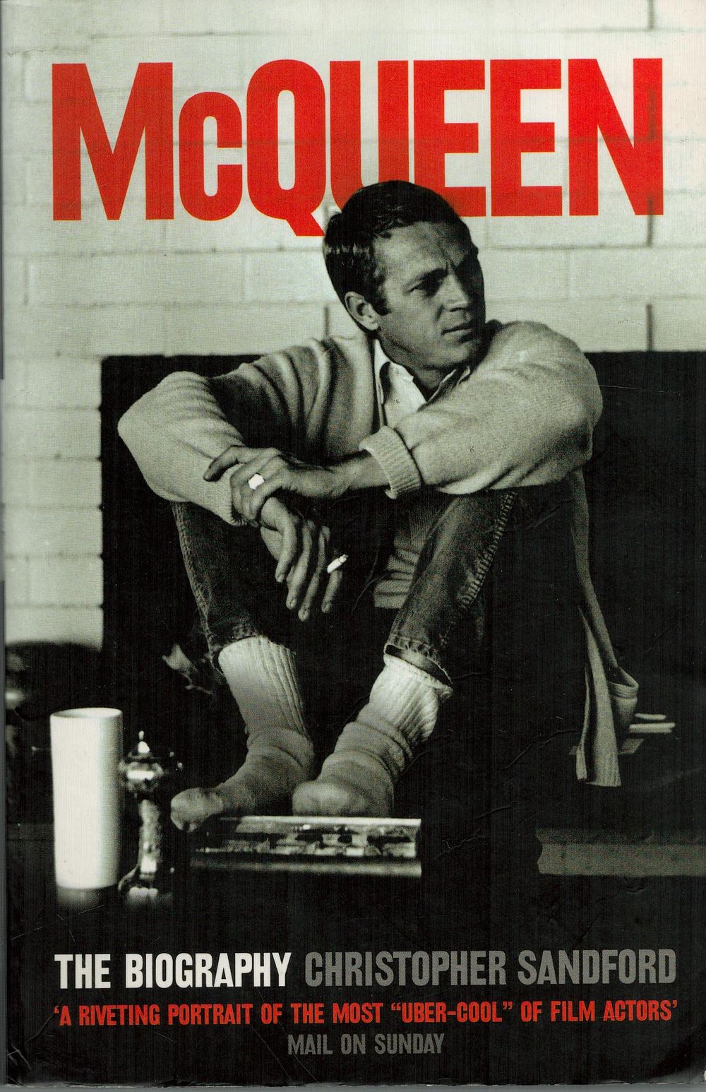 Lot 490: McQueen: The Biography Christopher Sandford paperback book, 497...