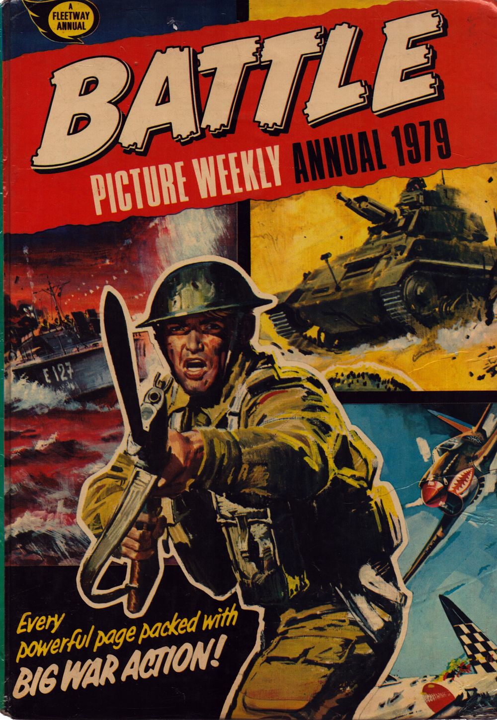 Lot 509: Battle Picture Weekly Annual 1979 hardback book a...