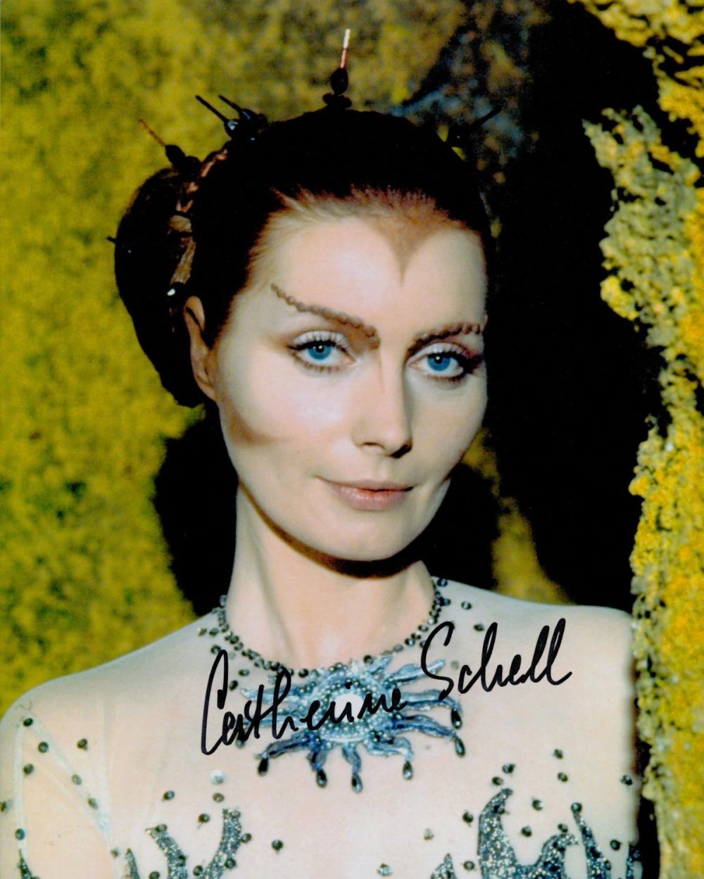 Lot 87: Catherine Schell signed 10x8 colour photo. Schell is...