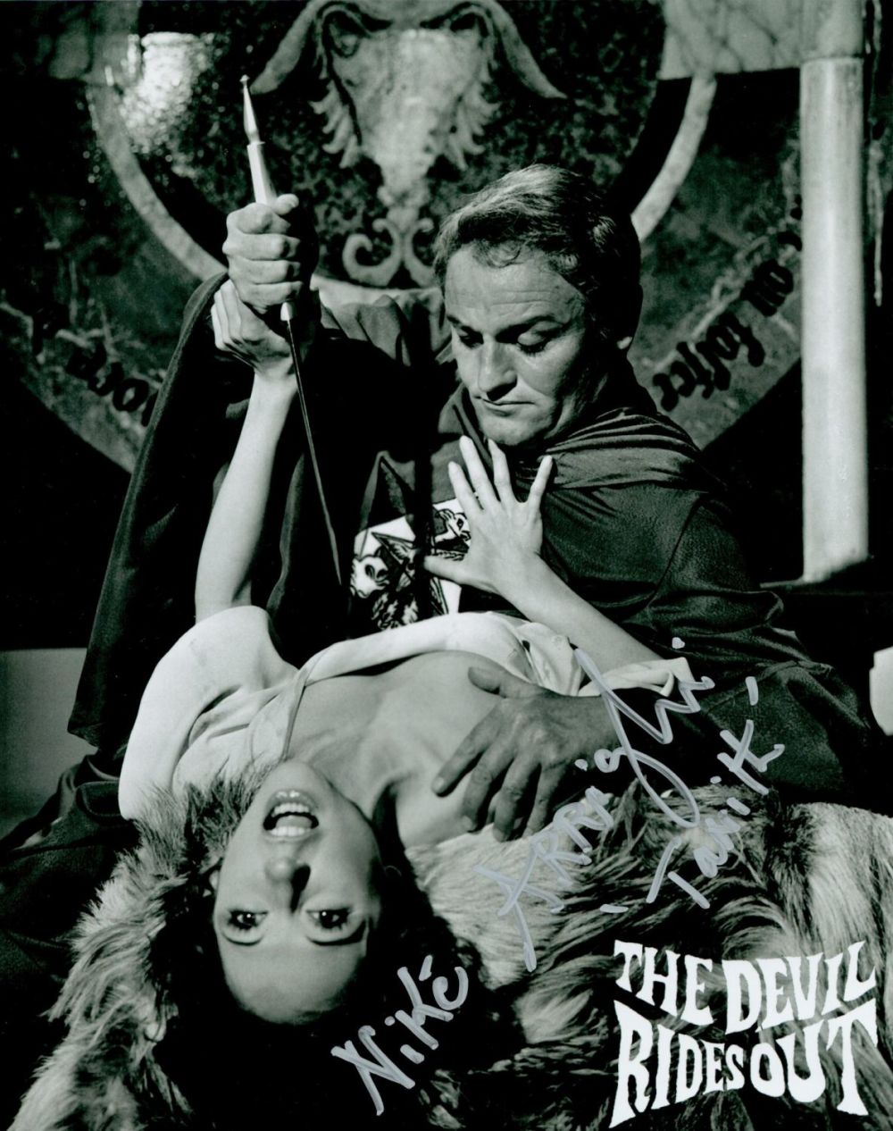 Lot 106: Actor, Nike Arrighi signed 10x8 black and white...