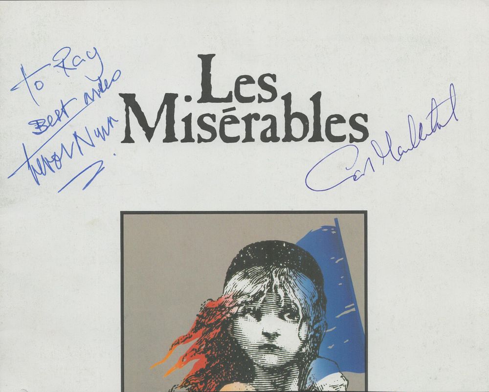 Lot 553: Trevor Nunn CBE and Cameron Mackintosh multi signed...