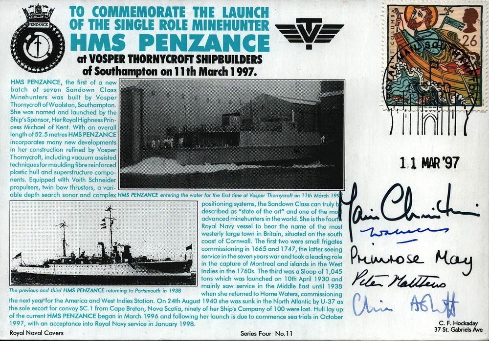 Lot 565: Princess Michael of Kent and 3 others signed...