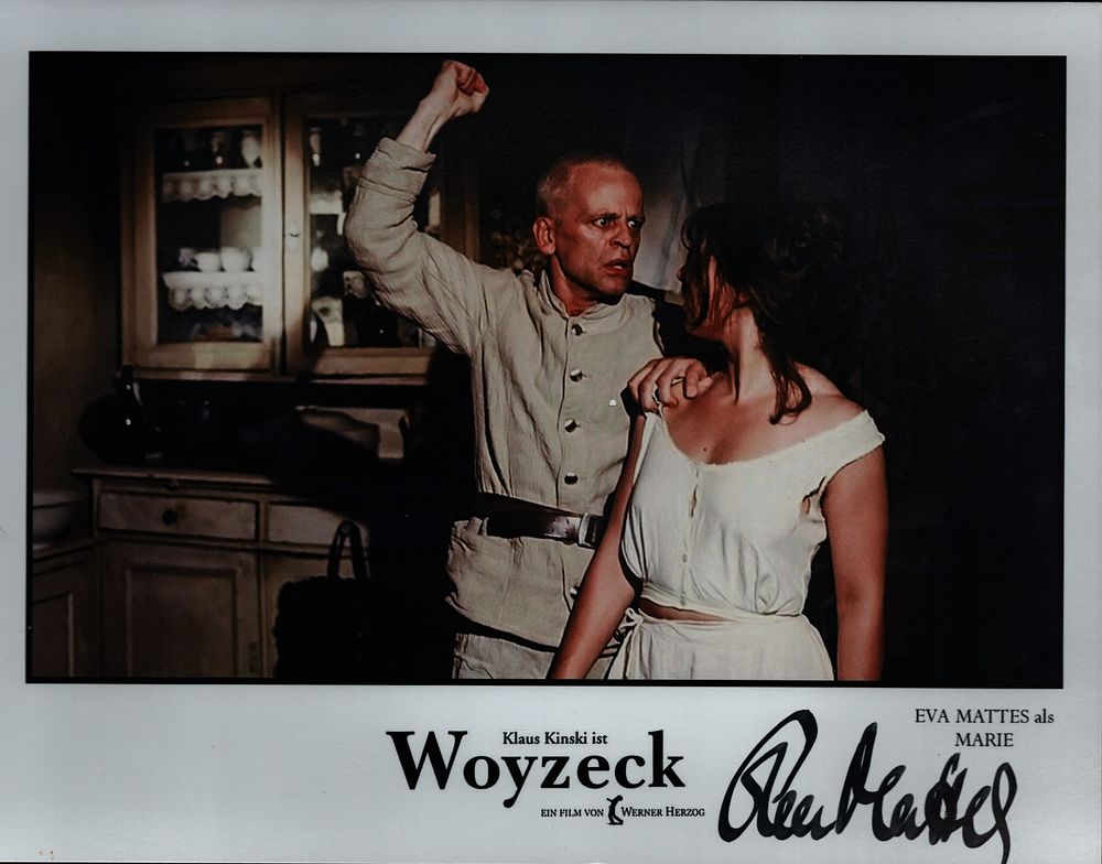 Lot 574: Eve Mattes signed 10x8inch colour movie still. Good...