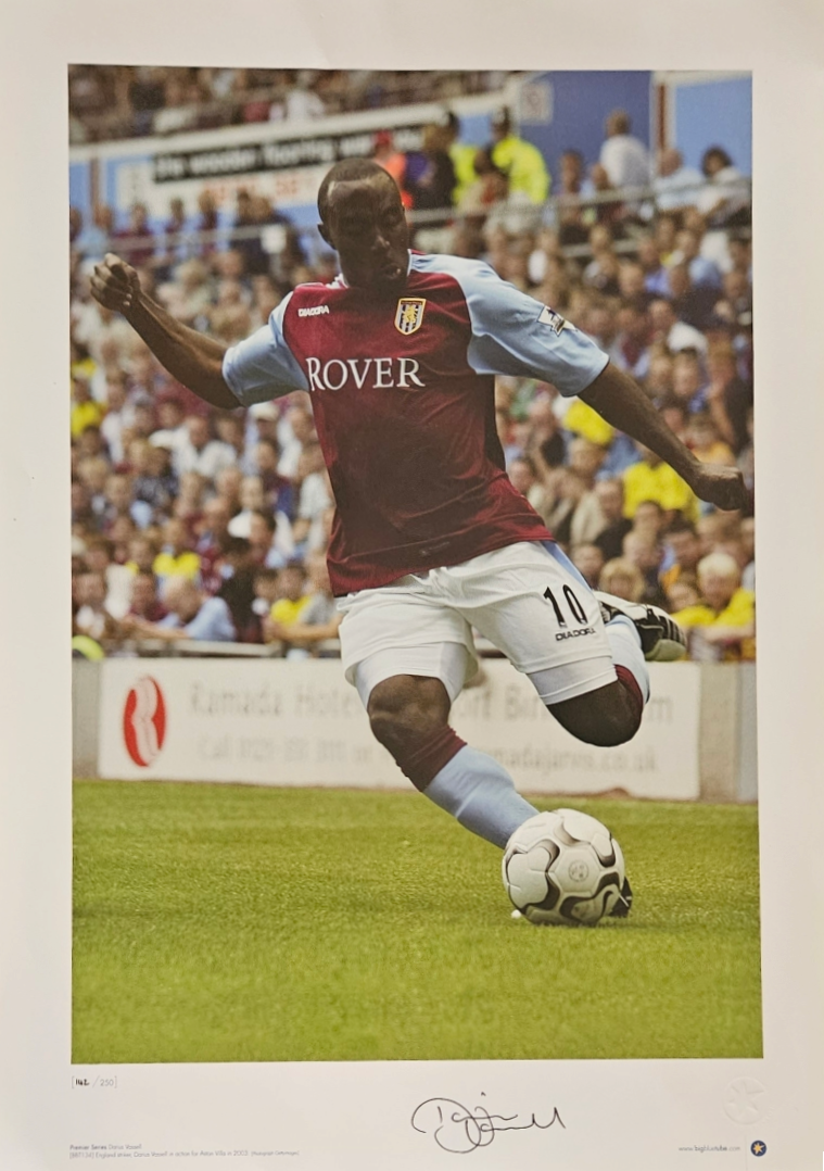 Lot 619: Football, Darius Vassell signed colour print 23.5x16.5 Inch....