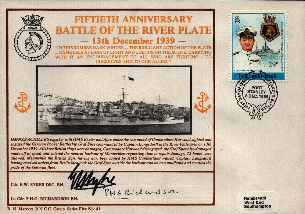 Lot 666: Cdr E Sykes and Lt Cdr P Richardson...