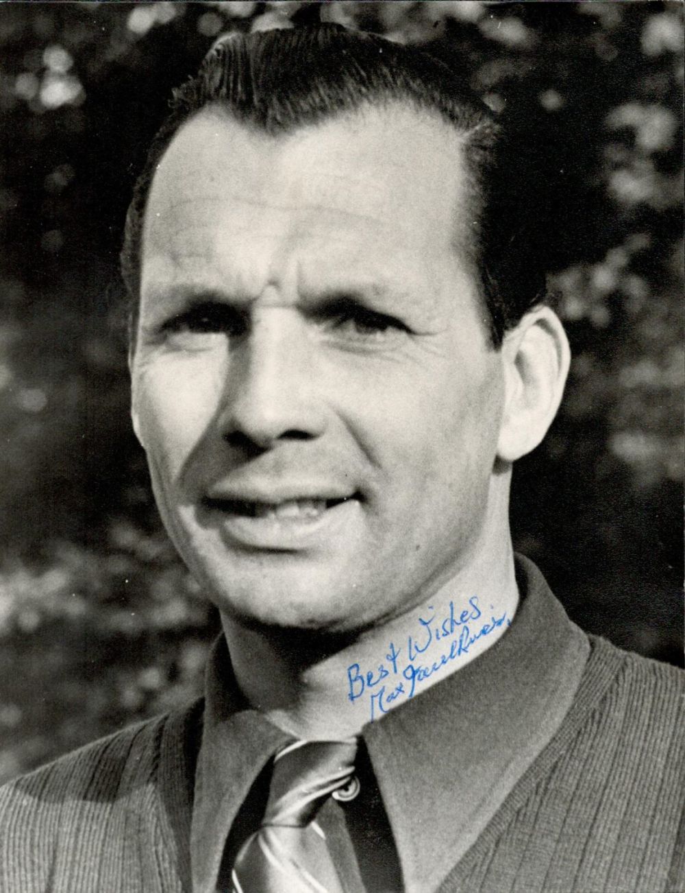 Lot 129: Golf, Max Faulkner signed vintage black and white...