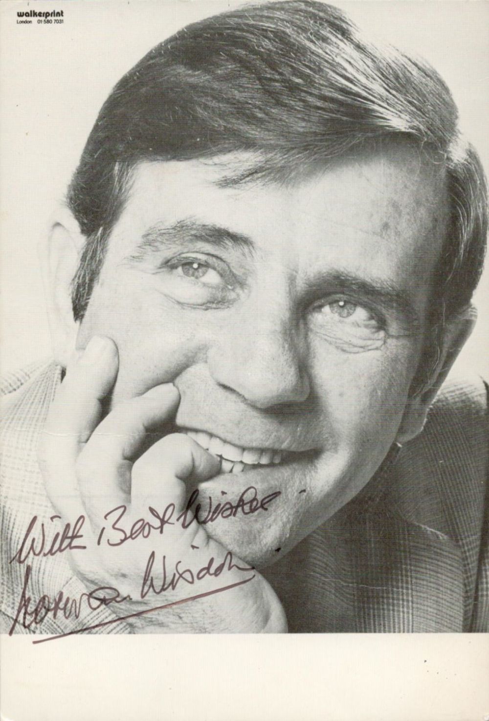 Lot 137: Comedian, Norman Wisdom vintage signed 6x4 black and...