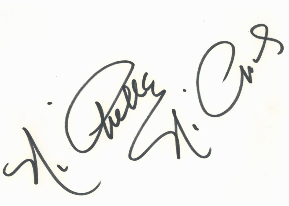 Lot 213: Nichelle Nichols signed album page. Nichols is an...