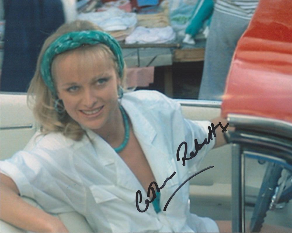 Lot 319: Catherine Rabett signed Living Daylights 10x8 colour photo....