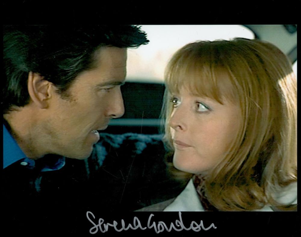 Lot 321: Serena Gordon signed James Bond Goldeneye 10x8 colour...