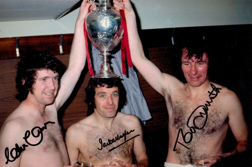 Lot 334: Chris Lawler, Ian Callaghan and Tommy Smith Liverpool...