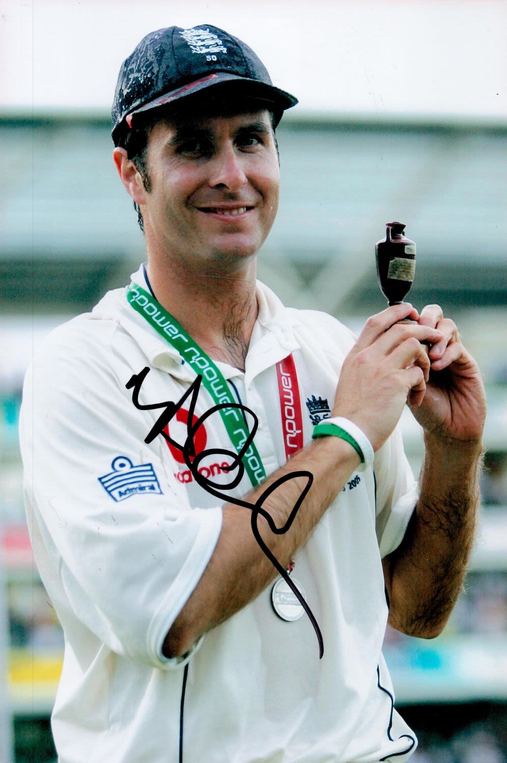 Lot 371: Cricket Michael Vaughan signed 12x8 colour photo pictured...