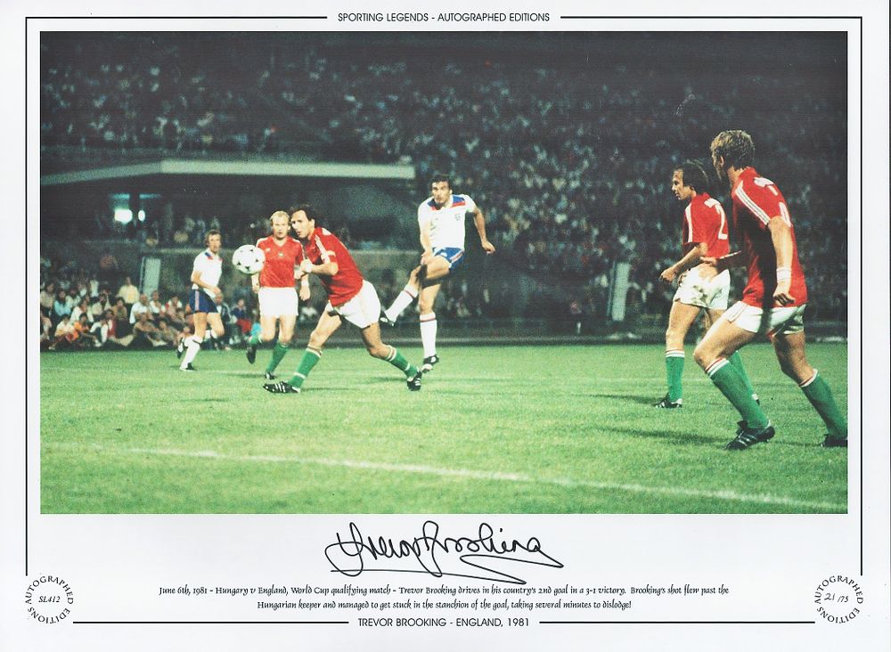 Lot 753: Trevor Brooking 16x12 signed colour photo, Autographed Editions,...