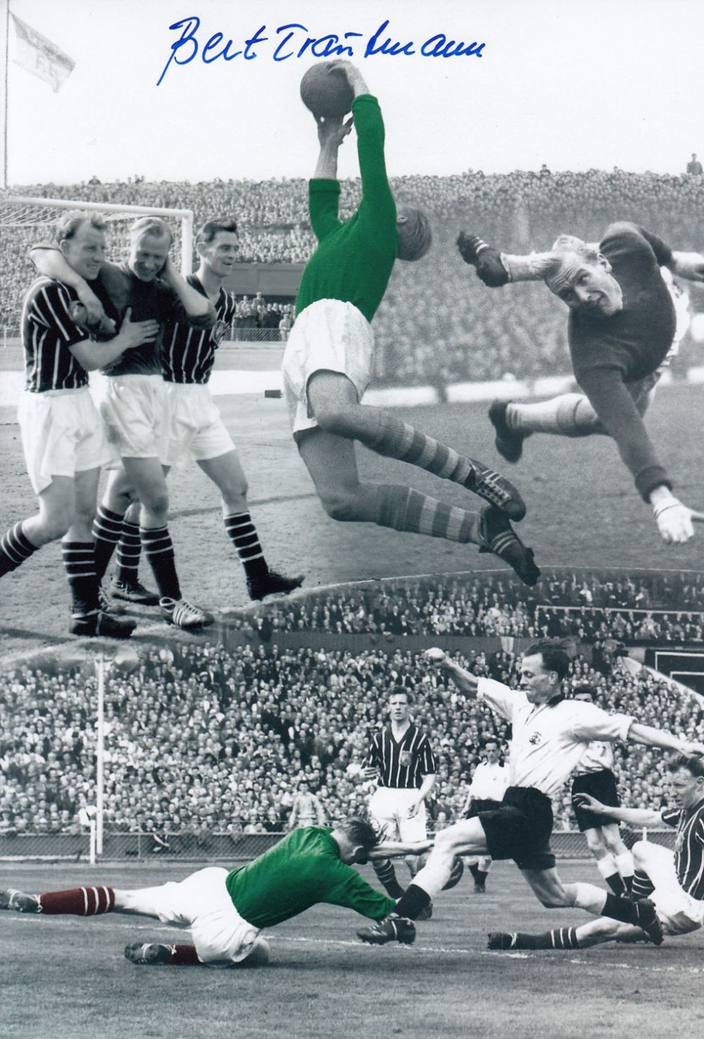 Lot 428: Autographed Bert Trautmann 12 X 8 Photo -...