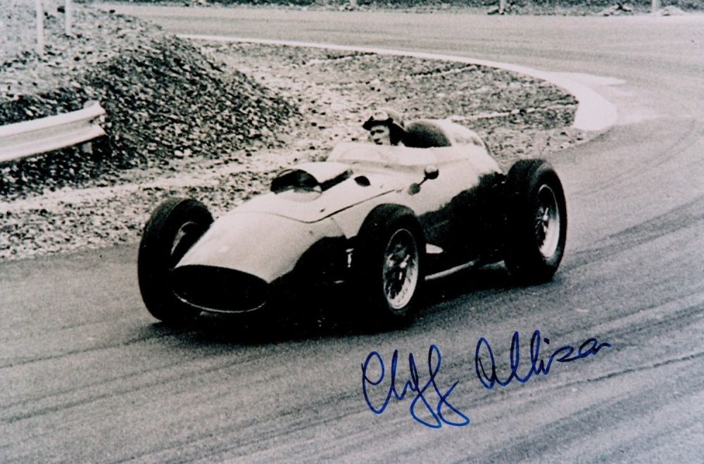 Lot 501: Cliff Allison (1932-2005) Signed Formula One Photo. Good...
